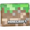 Mad Engine Minecraft Earth Pixels Bi-Fold Wallet Multi-Colored Licensed