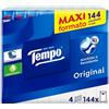 Tempo Fazzoletti Tascabili, 4 Veli, 144 Pacchetti da 9 Fazzoletti