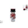 DUE ESSE CHRISTMAS srl Barattolo Natalizio in Latta Pupazzo di Neve 24 cm