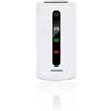 Brondi Telefonino Brondi President BIANCO Flip Attivo + Auricolari con microfono