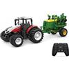 Korody 6646K Trattore Ruote Grosse Radiocomandato con Spargi Semi Scala 1:24