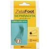 Zeta Farmaceutici ZETAFOOT SEPARADITA TUBOLARE DITA gel di silicone - 1 pezzo misura media