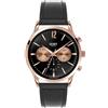 Henry London Orologio Cronografo Henry London Classic HL41-CS-0042 Acciaio Pelle Oro Rosa