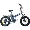 Nilox K10 Plus Fat Bike Elettrica, Bici Elettrica Pieghevole ASSEMBLATA IN ITALIA con Batteria Removibile, Bici Elettrica Uomo Donna con Autonomia fino a 60 km, Motore 250W e Cambio SHIMANO 6 velocità
