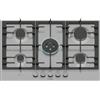 BOSCH PCQ7A5I95 PIANO COTTURA DA INCASSO 75CM 5 FUOCHI A GAS IN ACCIAIO INOX