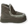 MOU Mini Eskimo Platform Brot Stivali Comodi Stivaletti Caldo Scarpe Grigio Ngre
