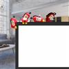 4x statuette per monitor di computer, decorazioni per sedie con monitor TV