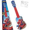 Lexibook Marvel Spider-Man Peter Parker La mia Prima Chitarra, 6 Corde in Nylon, 53 cm, Guida Inclusa, Blu/Rosso, K200SPLXB