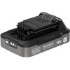 BLACK+DECKER Batteria agli ioni di litio 18V POWERCONNECT 2,5Ah, con indicatore di carica a LED, compatibile con gli utensili a batteria BLACK+DECKER 18V, BDL2518S-XJ