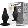 SILEXD STIMOLATORE ANALE ANAL PLUG IN SILICONE TERMOREATTIVO TG L NERO 10,2 CM DIAM 4,5