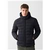 Colmar 1265 99 GIUBBINO COLMAR UOMO PIUMINO GIUBBOTTO GIACCA CON CAPPUCCIO MAN NERO