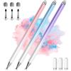 AmberVec Penna per Tablet Pennino Touch 2 in 1 per iPhone/Samsung/Lenovo/Android