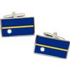 Family-crests.com Nauru Bandiera Gemelli IN Cromata Scatola Regalo