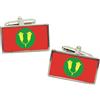 Family-crests.com Zanzibar Bandiera Gemelli IN Cromata Scatola Regalo