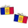 Family-crests.com Andorra Bandiera Gemelli IN Cromata Scatola Regalo