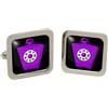 Giftshop UK Ordine Di Mark Master Masons Gemelli Quadrati IN Cromo Scatola