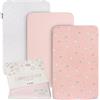 GOYSILA Set Lenzuola Next To Me Compatibili Chicco Next2Me Culle Materasso 83x50