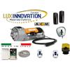 KIT COMPLETO MOTORE SERRANDA SERRANDE SARACINESCA AUTOMAZIONE LAMPEGGIANTE ACM