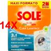 SOLE 14 X Sole Cura Lavatrice Liquido Classico 3 In 1 Freschezza Alpina Ml.250x2 Tra