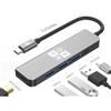 OXYN HUB03 USB-C 5 in 1 hub multifunzione BYL2008 HDMI PD100W USB3.0 alluminio