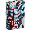 Zippo Accendino tempesta - American Icons, 540°, Color Image - Ricaricabile - Riutilizzabile - Design antivento - Confezione regalo - Made in USA