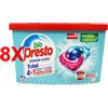 BIOPRESTO 8 X Bio Presto Power Caps Detersivo Bucato Lavatrice In Capsule - Igiene E Fre