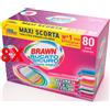 BRAWN 8 X Brawn Bucato Sicuro Cattura Tinte E Colori Per Lavatrice - Maxi Scorta 80 P