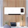 Stufa Elettrica da Parete 2200W Riscaldamento Rapido Silenzioso Casa Bagno Timer