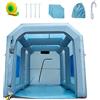 VEVOR Tenda di Verniciatura a Spruzzo Gonfiabile per Auto Moto SUV Ventilatore 950W Sistema di Filtrazione Filtro 3 Strati 6 Finestre d'Aerazione, Tenda Cabina per Verniciatura da Esterno Oxford 210D