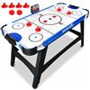 SereneLife Air Hockey, Tavolo da Gioco e Set di Accessori per Bambini e Adulti, Versioni Compatte e Motorizzate con Dischi e Spintori Inclusi