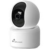 NIVIAN Camera wifi interno Telecamera WiFi 360° SuperHD 2K Proteggi la tua casa 24/7