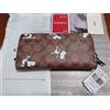 Coach Snoopy portafoglio lungo rotondo cerniera marrone