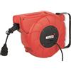 Ribitech AVVOLGICAVO AUTOMATICO ATTACCO A MURO CAVO ELETTRICO 9 M PROLUNGA PRESA 2 P+T