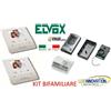 ELVOX KIT VIDEOCITOFONO ELVOX BIFAMILIARE TAB K7549.R A COLORI KIT 2 FAMIGLIE