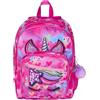 SEVEN Zaino SJ Gang UNICORNSIDE GIRL 30L Doppio Scomparto C/Dettagli Unicorno e Pompon