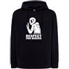 FELPA nera Respect for the bikers moto motociclista con cappuccio o girocollo