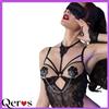 CHILIROSE COPRI CAPEZZOLI NERI CON CATENELLA sexy shop lingerie
