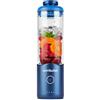 nutribullet Flex 590ml Mini Frullatore Portatile senza fili, Ricaricabile, con Manico e Tappo a Beccuccio, Tritatutto, per Smoothies e Frullati, Trita Ghiaccio e Frutta Congelata, Blu (NBP013BL)