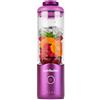 nutribullet Flex 590ml Mini Frullatore Portatile senza fili, Ricaricabile, con Manico e Tappo a Beccuccio, Tritatutto, per Smoothies e Frullati, Trita Ghiaccio e Frutta Congelata, Viola (NBP013VT)