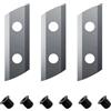 Bosch Set di lame di ricambio (acciaio temprato, lame reversibili a doppio taglio, compatibili con UniversalShredder 2x18V-25, facile da sostituire sia la lama che il dado)
