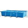 Intex Piscina Metal Frame Rettangolare 450x220x84cm senza Pompa Filtro Intex 28273