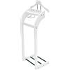 Wintem - Appendiabiti Da Terra Servo Muto in Legno Bianco Anticato Elegante e Robusto, Ideale come Porta Abiti da Camera e Stand Appendiabiti Salvaspazio