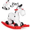 JAMARA 460275 - Cavallo a Dondolo Bob Gallop con Ruote e Pattini