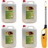 SPRINTCHIMICA Bio Sprint BIOETANOLO COMBUSTIBILE LIQUIDO STUFA, CAMINETTO 4X5Lt + ACCENDINO