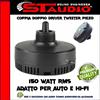 SKYTEC Coppia DRIVER PIEZO ELETTRICO A VITE RICAMBIO PER CASSE ACUSTICHE TWEETER ACUTO