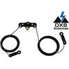 DXB Antennas ✅ ANTENNA DIPOLO V INVERTITA PER BANDA 40 METRI COMPLETO PRONTO ALL'USO