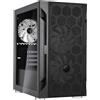 Silverstone Case Micro Tower FARA H1M PRO Nero con Illuminazione Multi