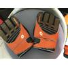 lotto Guanti Portiere Futsal Lotto Uomo Calcetto Senza Protezioni Dita Arancio Nero