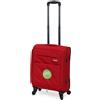 Trolley ORMI Bagaglio a Mano Valigia 55x40x20 cm In Poliestere 4 ruote Autonome