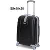 Valigia trolley viaggio ORMI rigido cabina bagaglio a mano 55x40x20 abs 4 ruote